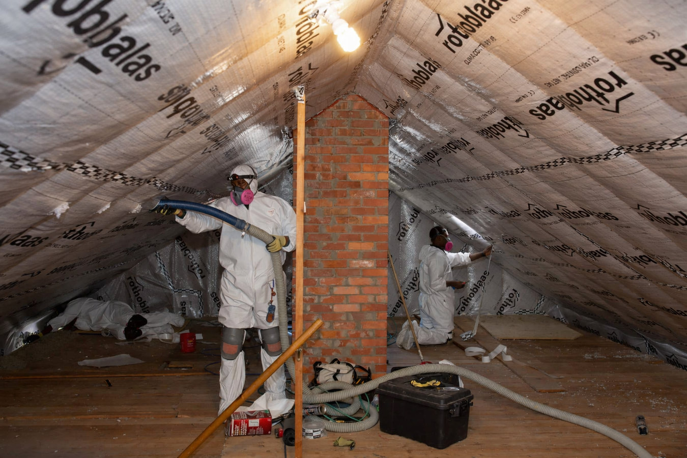 Attic air sealing in Florence, SC